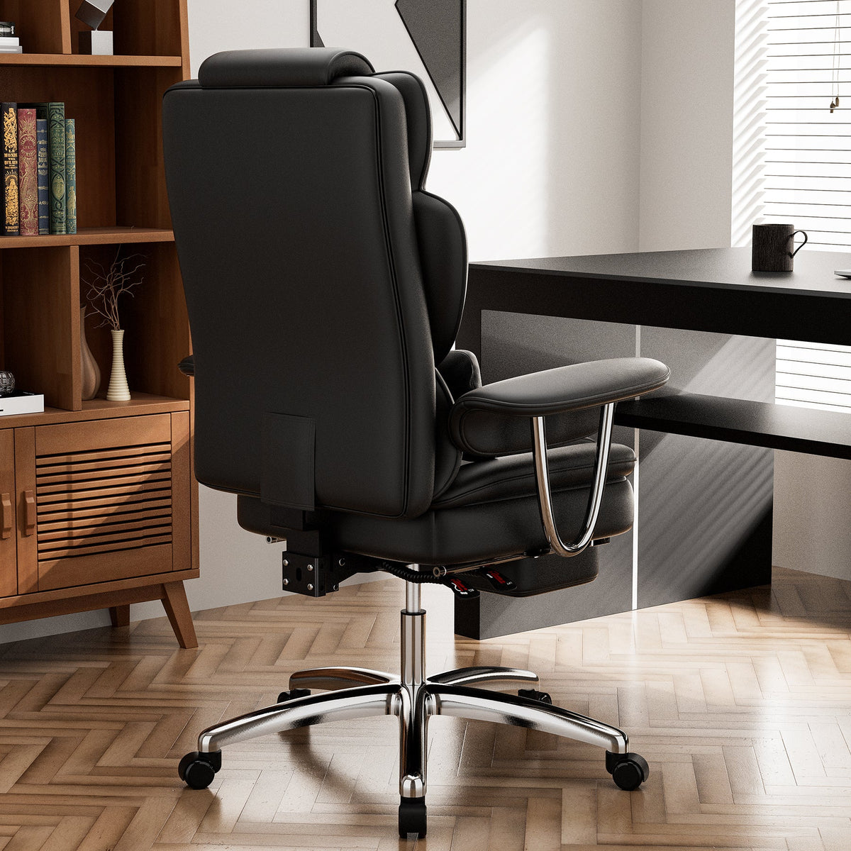 Big and Tall Executive Office Chair with Footrest
