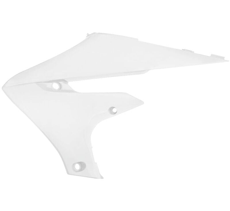 Acerbis 18+ Yamaha YZ250F/YZ450FX/WR450F/ YZ250FX/WR250F/ YZ450F Radiator Shroud - White 2685870002