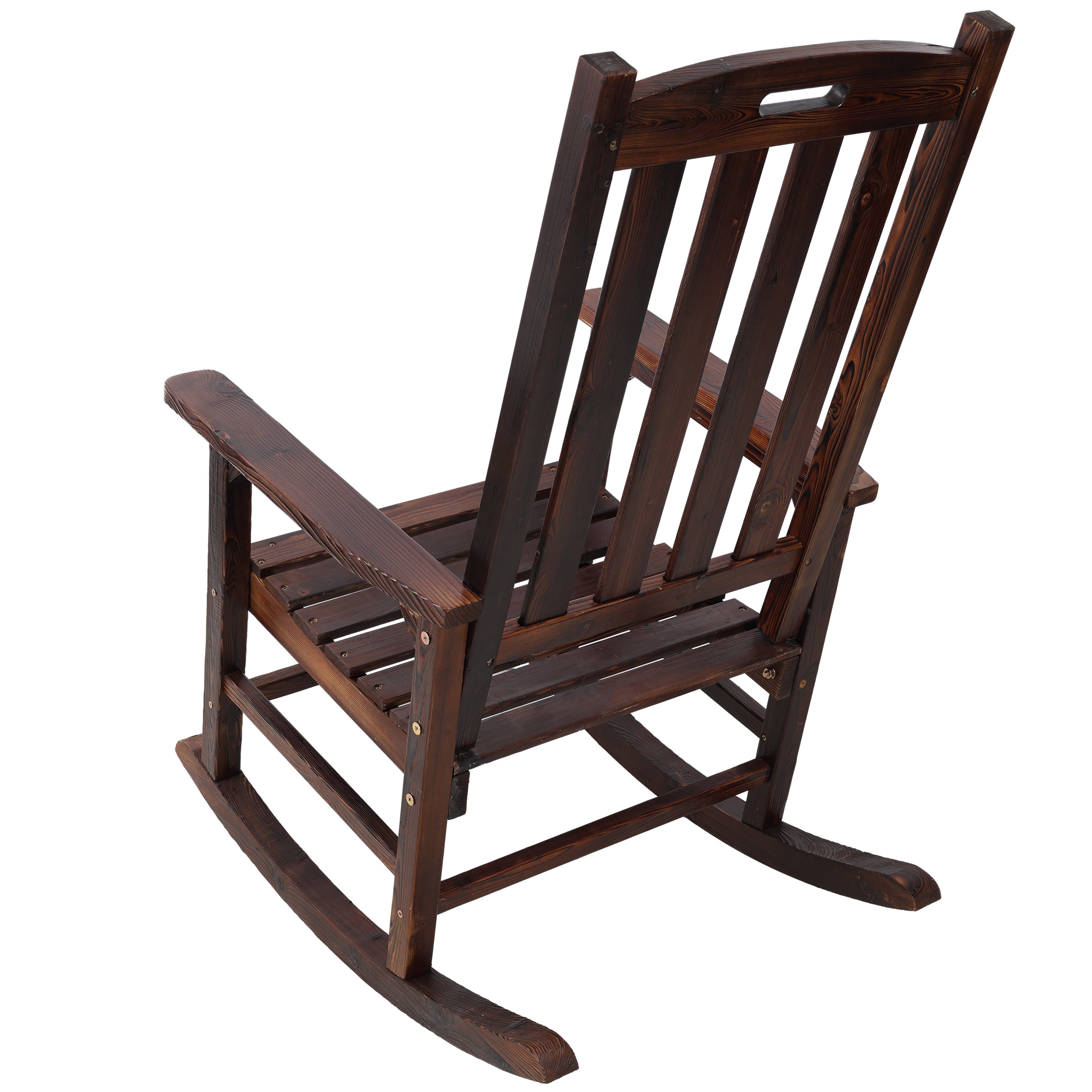 Wooden Oversized Porch Rocker Chair