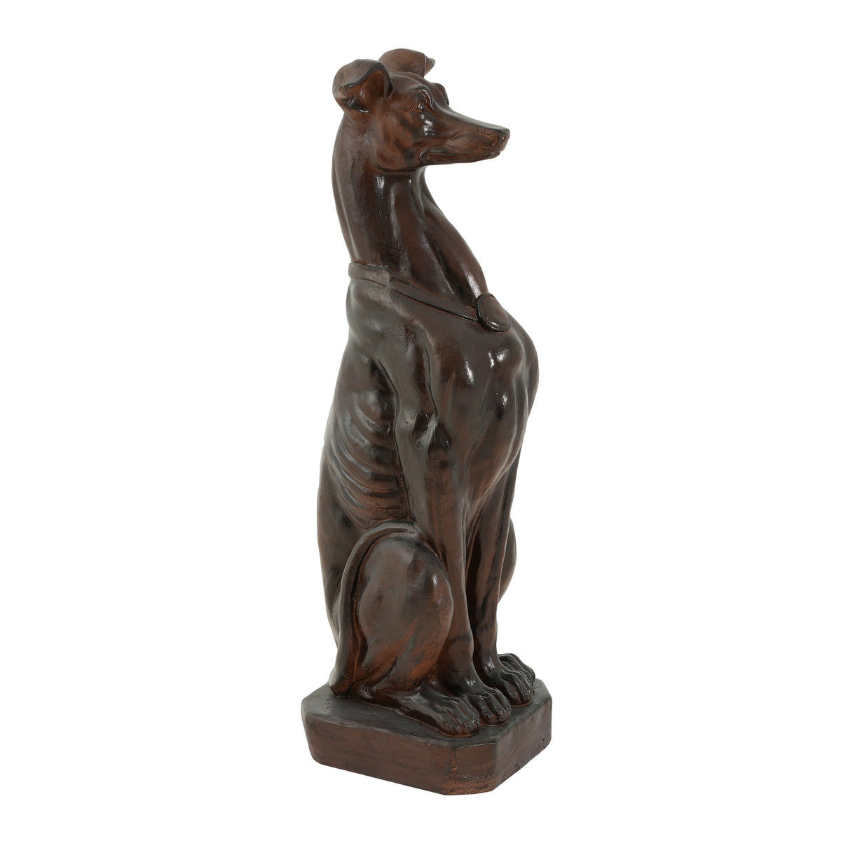 Grey Hound Dog Statue