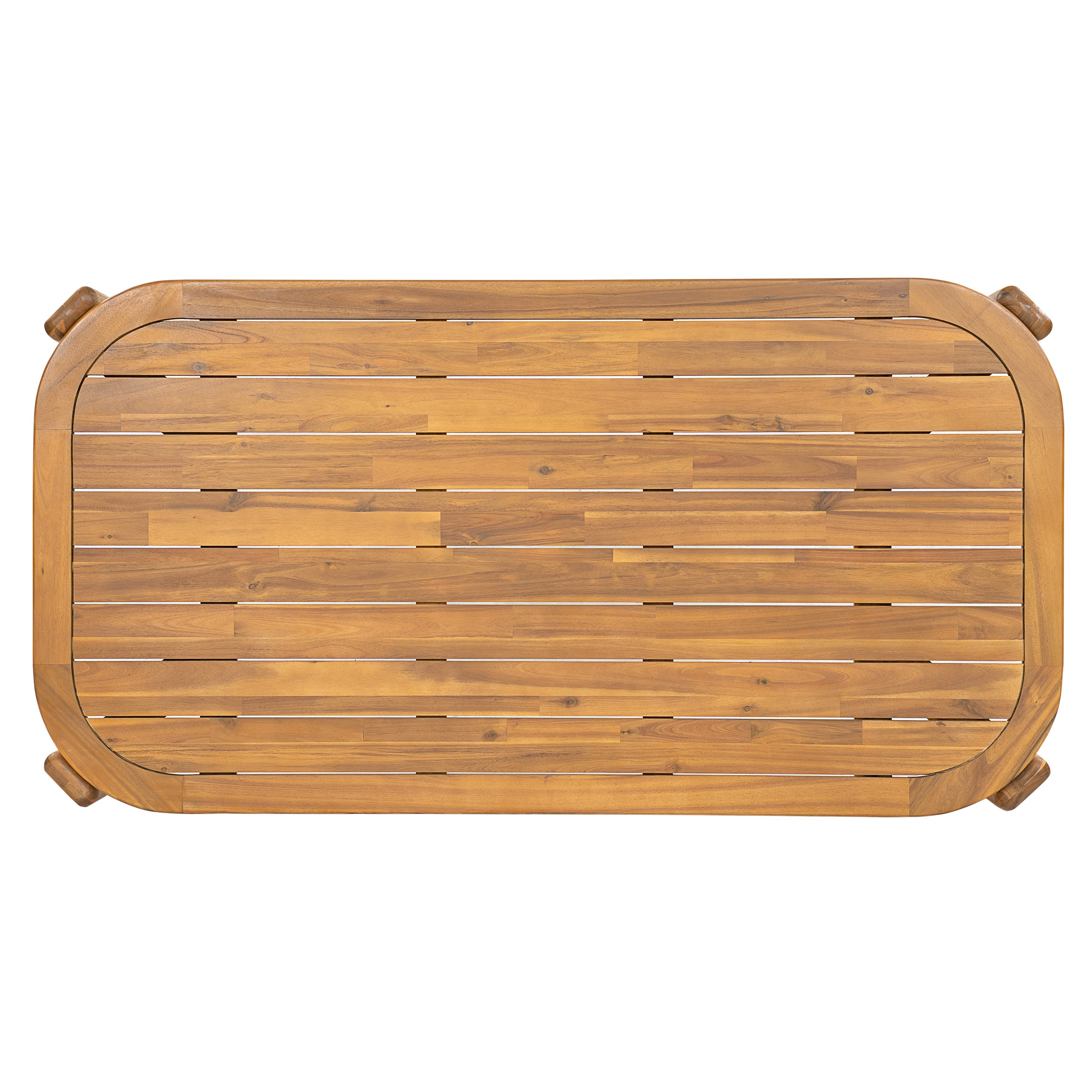 Kaja Outdoor Acacia Wood Dining Table