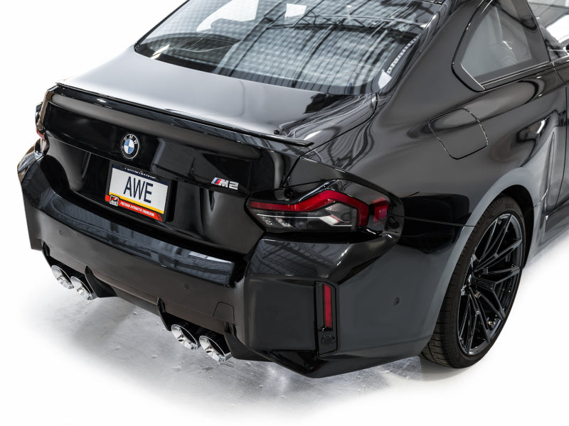 AWE Tuning 23-24 BMW G87 M2 Track Edition Exhaust - Chrome Silver Tips 3020-42487