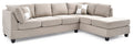 Malone G631B-SC Sectional Without Ottoman