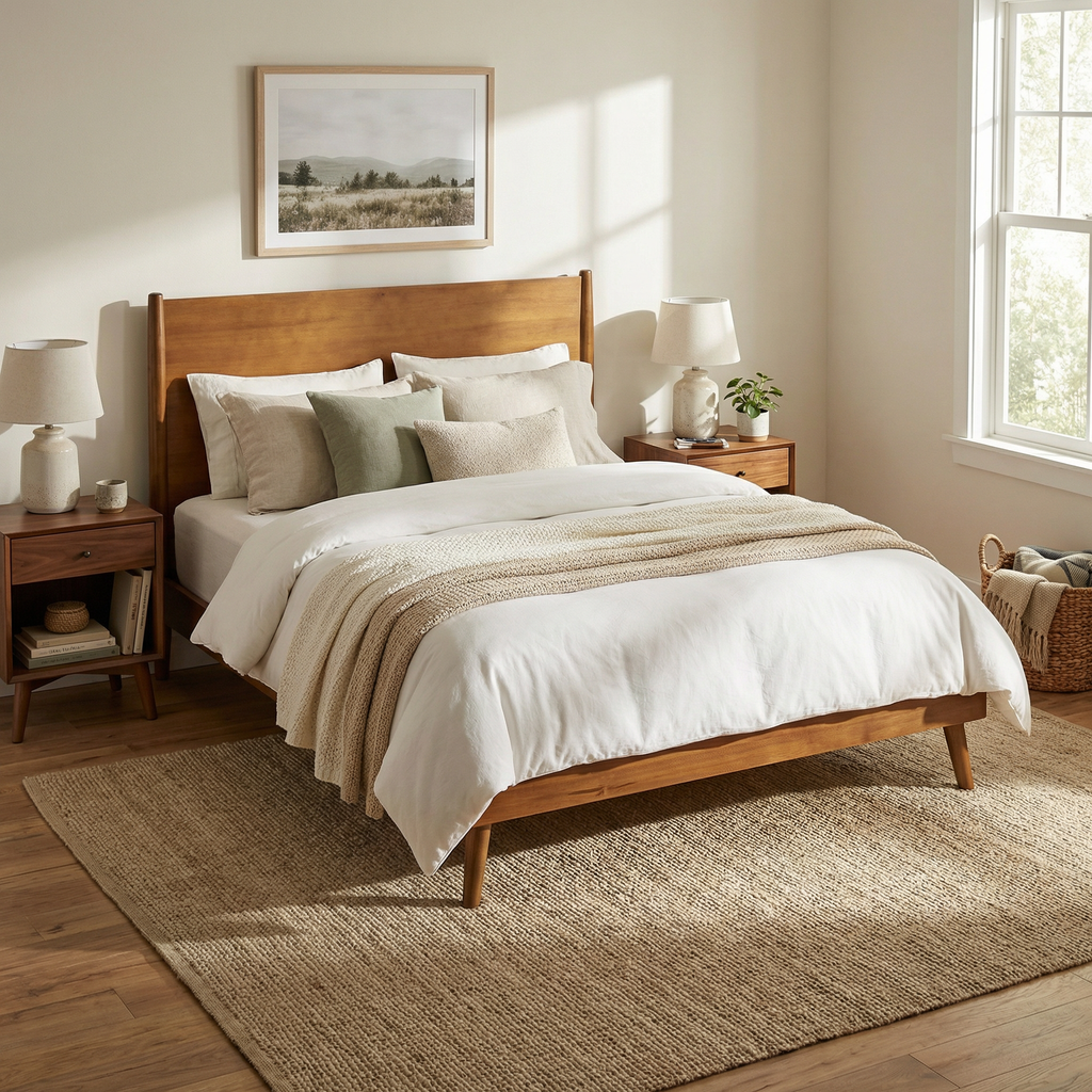 Cohron Solid Wood Platform Bed (King)