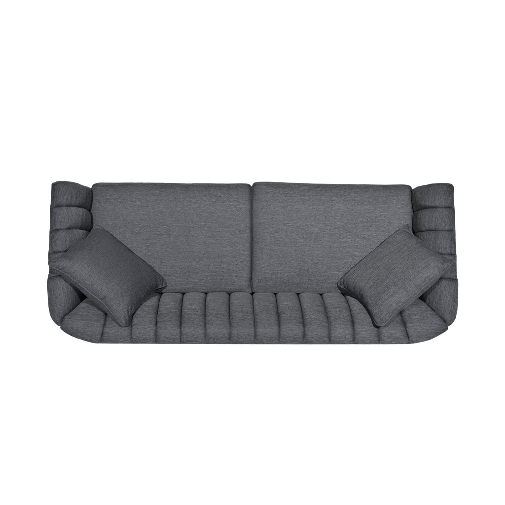 Contemporary 3-Seater Sofa with Accent Pillows