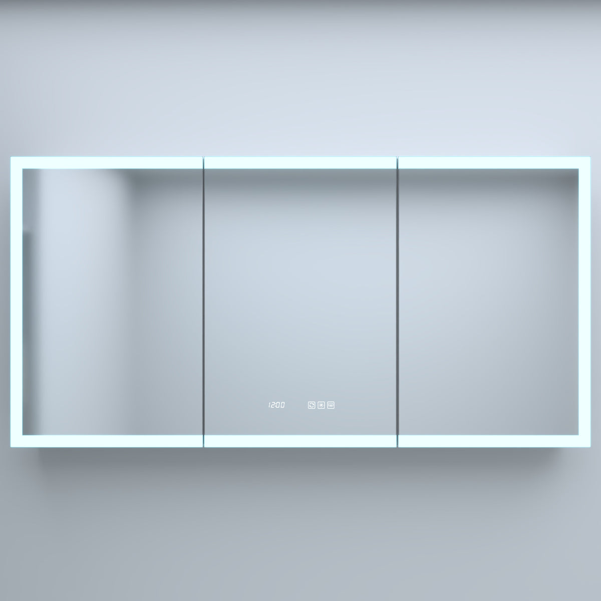 60 Inch W x 30 Inch H Rectangular LED Bathroom Mirror