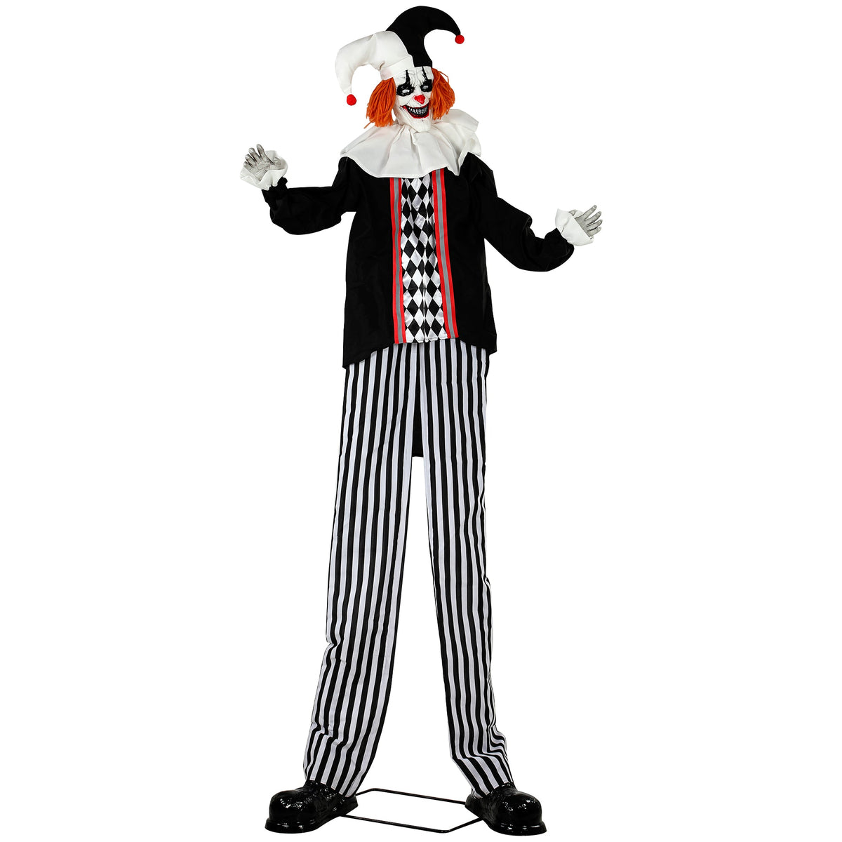 HOMCOM 106" Large Animated Clown Halloween Decoration