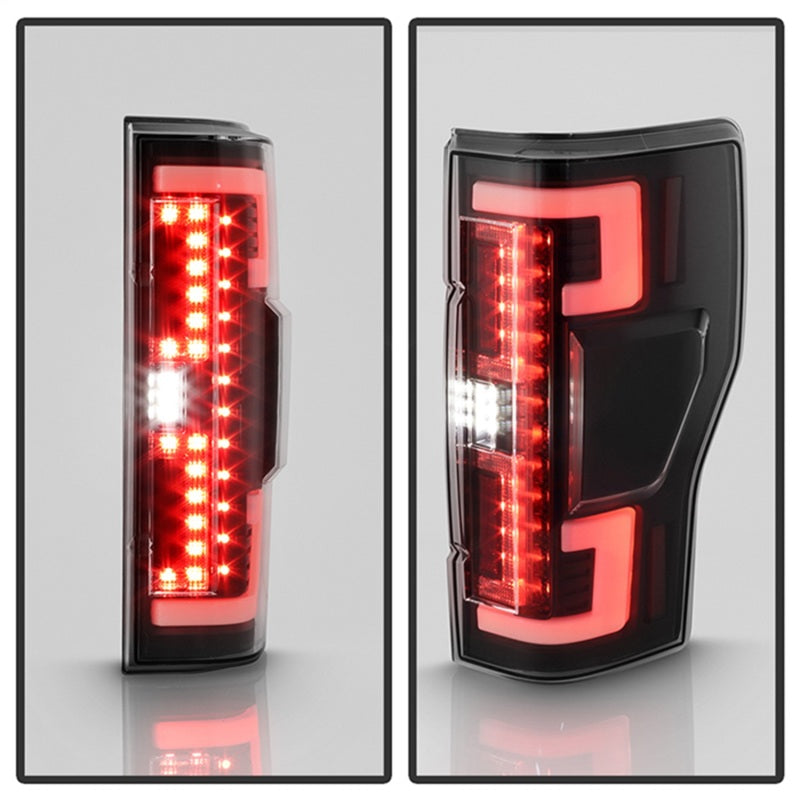 SPYDER 20-21 Ford F250 Superduty LED Tail Lights - Black (ALT-YD-FS20HAL-LED-BK) 5088659