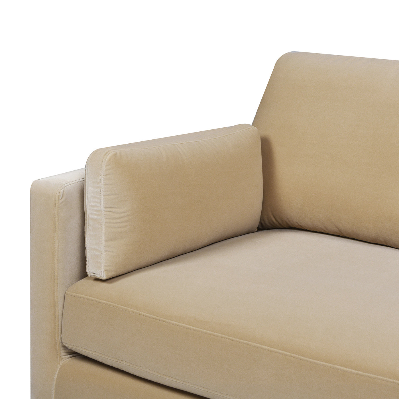 Knox 84" Modern Farmhouse Sofa, Fawn