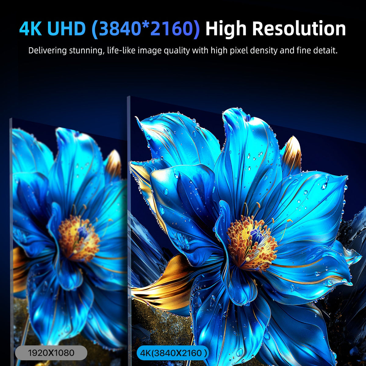 UPERFECT QLED 4K UHD Portable Monitor, 145 Percent SRGB, 500 Nits, 1500 To 1 Contrast, HDR FreeSync, 15.6 Inch Gaming Display, Type C HDMI, VESA And Smart Case.