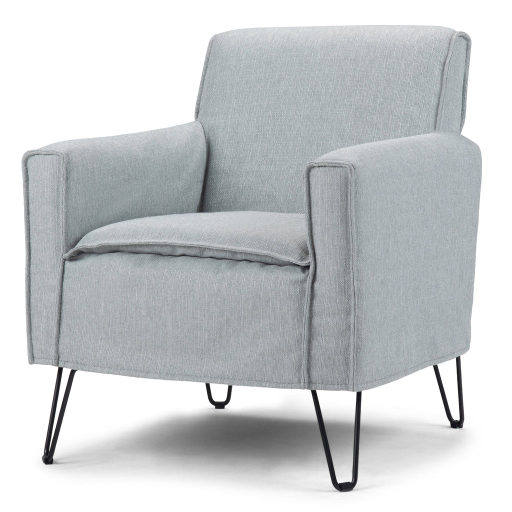 Warren Accent Chair with Hairpin Legs
