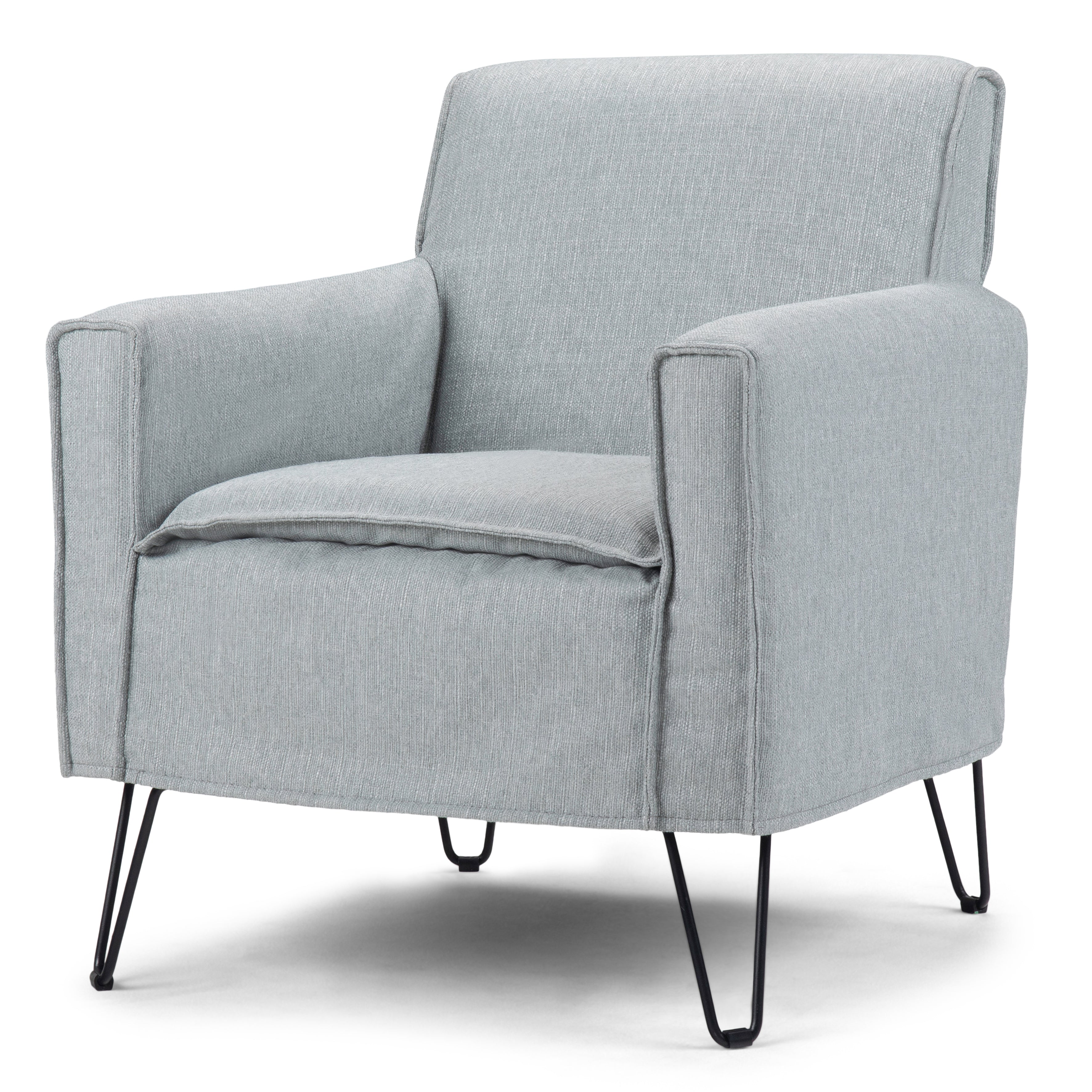 Warren Accent Chair with Hairpin Legs