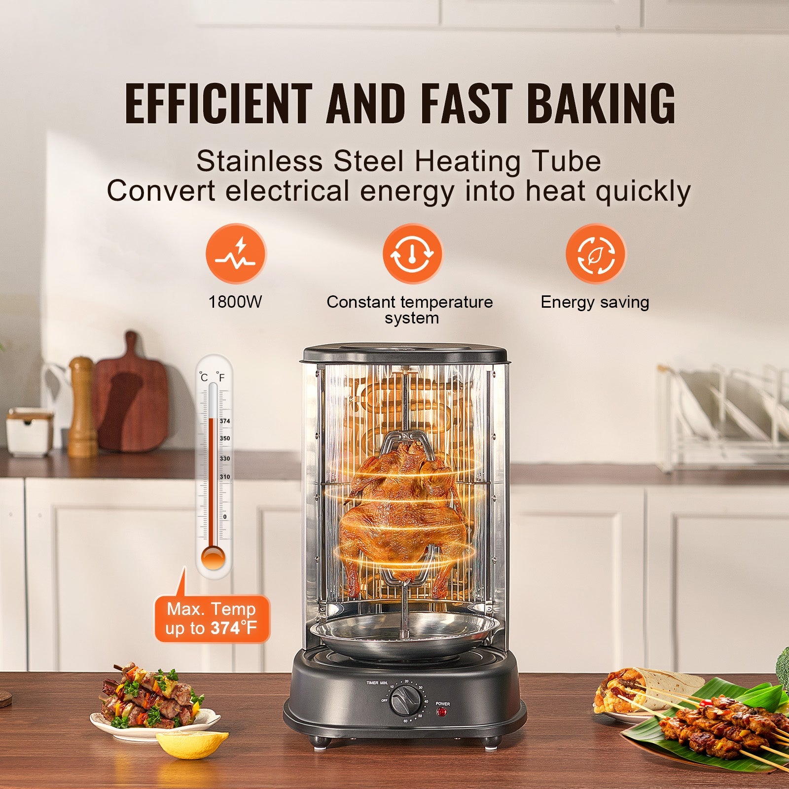 Stainless Steel Shawarma Grill Machine