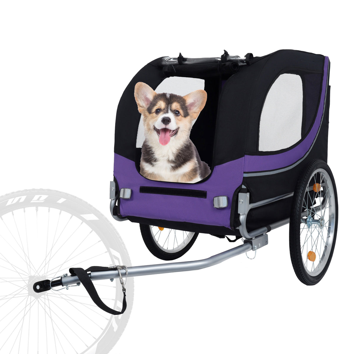 Large Folding Bike Trailer for Dogs