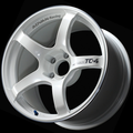 Advan TC4 18x8.5 +45 5-114.3 White Metallic & Ring Wheel YAD8H45EWMR
