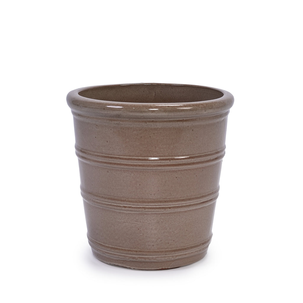 Handmade Ceramic Planter Set of 3, 16"/13"/10" Diameter
