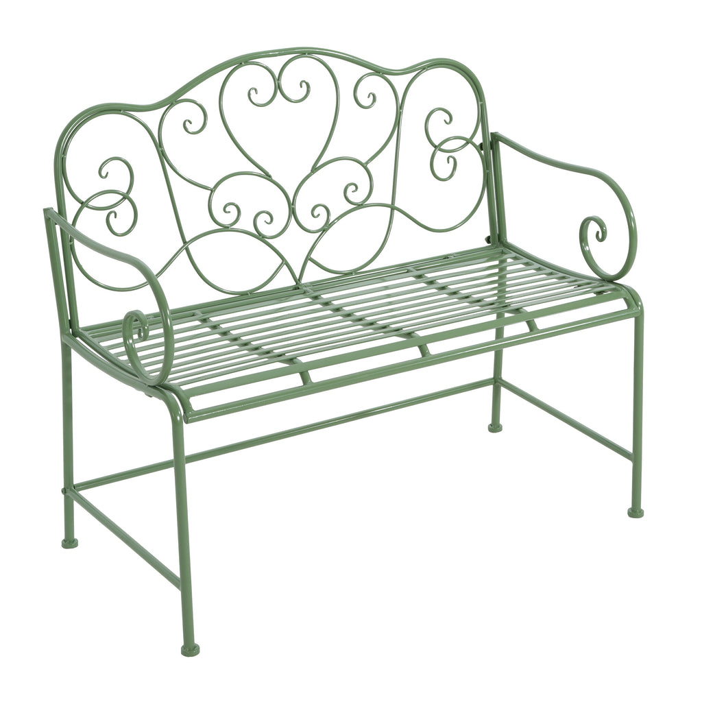 Outdoor Garden Bench - Green