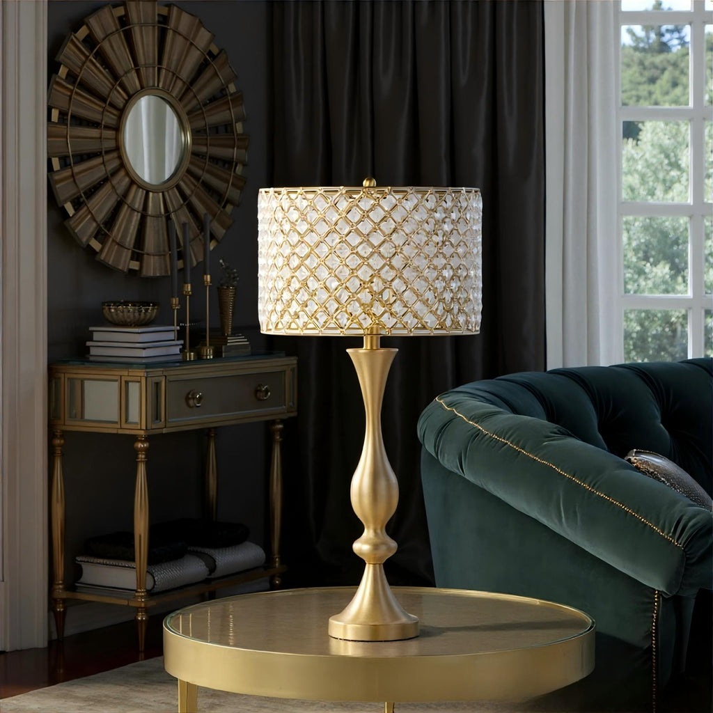 Topaz 27" Metal Table Lamp