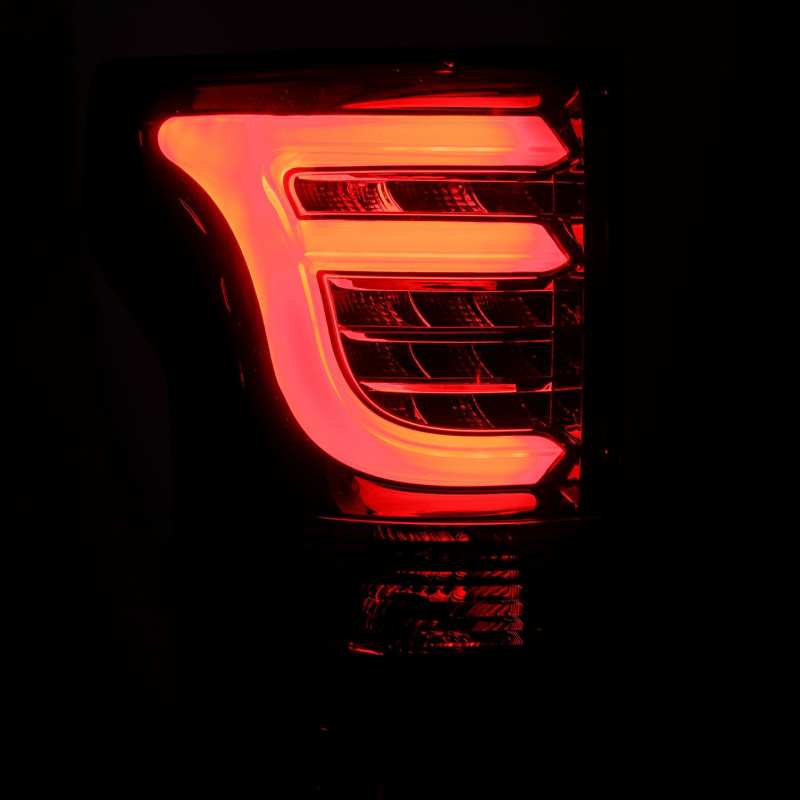 AlphaRex 15-17 Ford F-150 (Excl Models w/Blind Spot Sensor) PRO-Series LED Tail Lights Jet Black 652010 *Discontinued