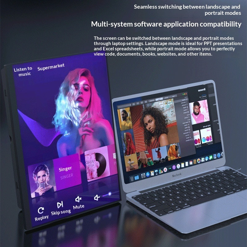 Portable Monitor Extends Your Laptop With A Convenient Secondary Display
