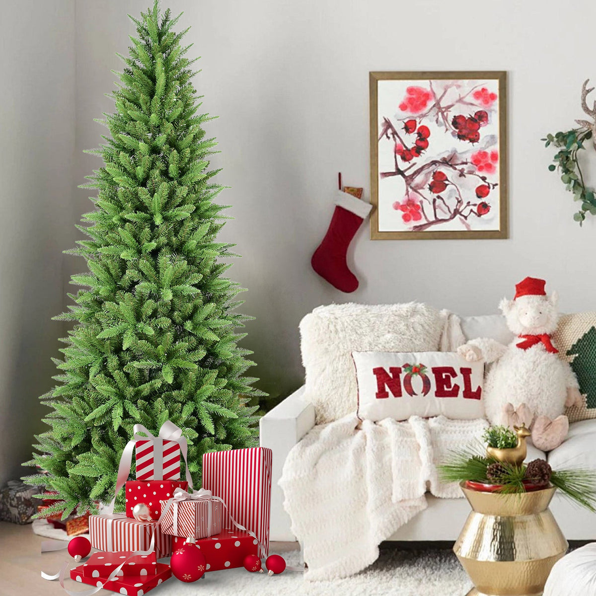 6FT Slim Christmas Tree – 850 Tips