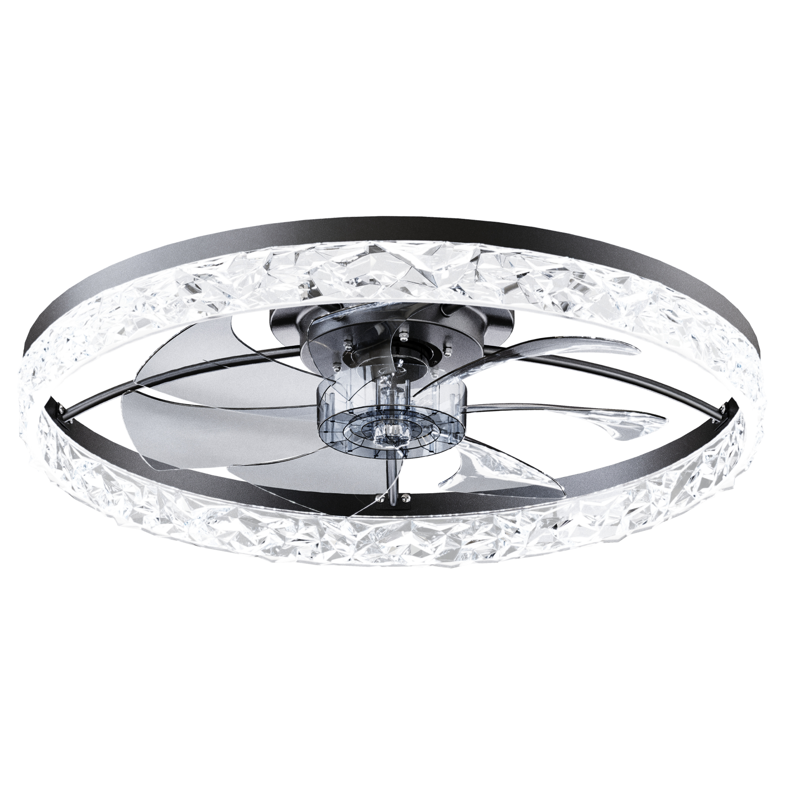 23.6" Ceiling Fans with Lights - Remote & APP Control