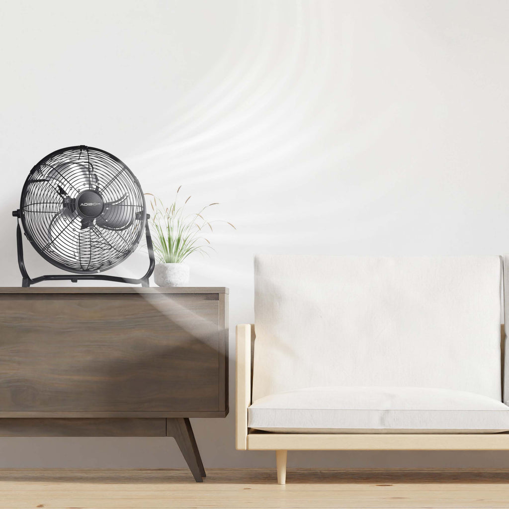 18 In. 3-Speed High-Velocity Industrial Heavy Duty Metal Floor Fan