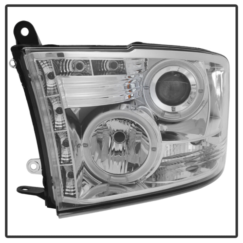Spyder Dodge Ram 1500 09-14 10-14 Projector Headlights Halogen- LED Halo LED - Chrm PRO-YD-DR09-HL-C 5010049