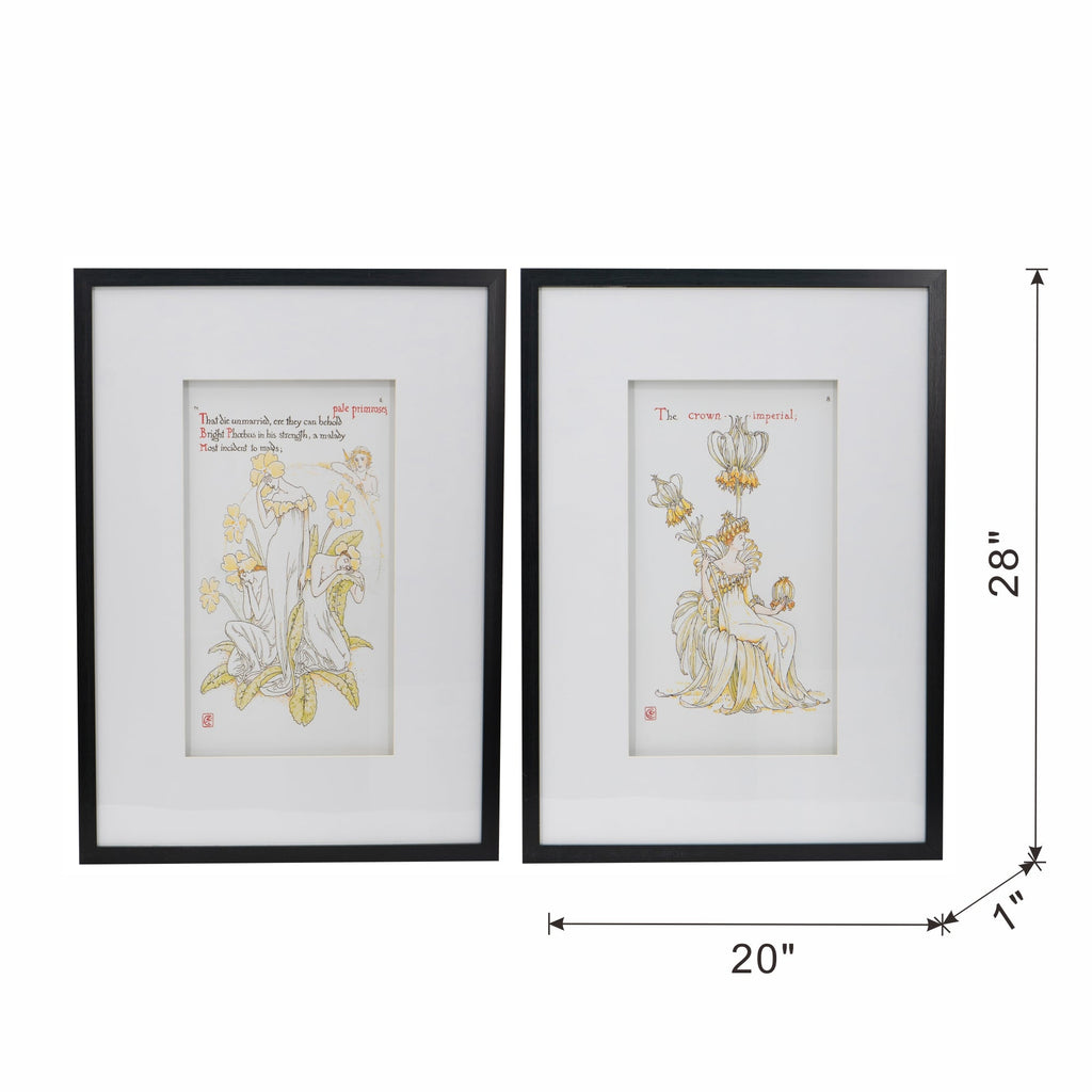 Set of 2 Wall Arts