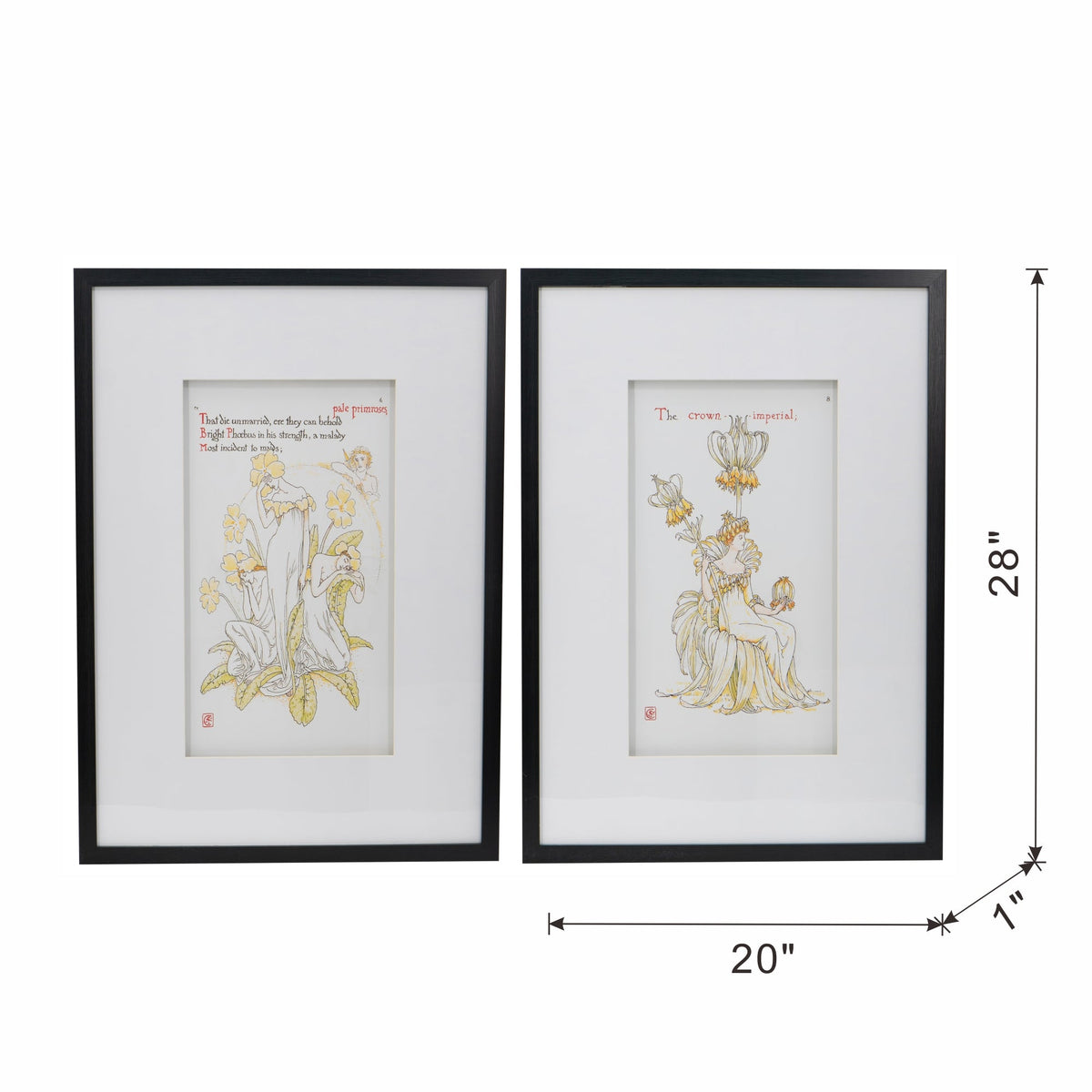 Set of 2 Wall Arts