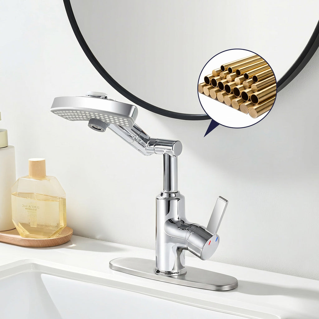 LED Temperature Display Bathroom Faucet