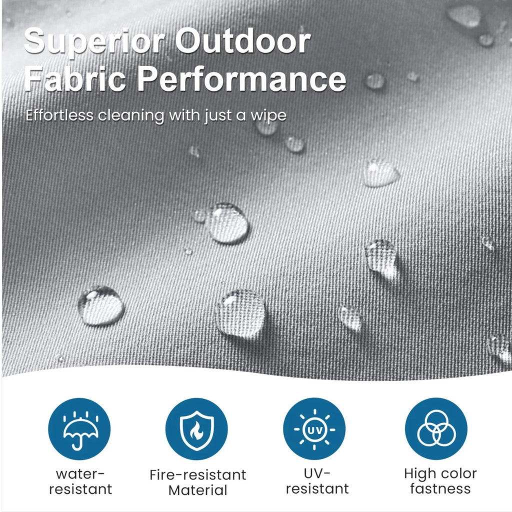 All-Weather 5-Piece Ultra Aluminum Patio Furniture Set