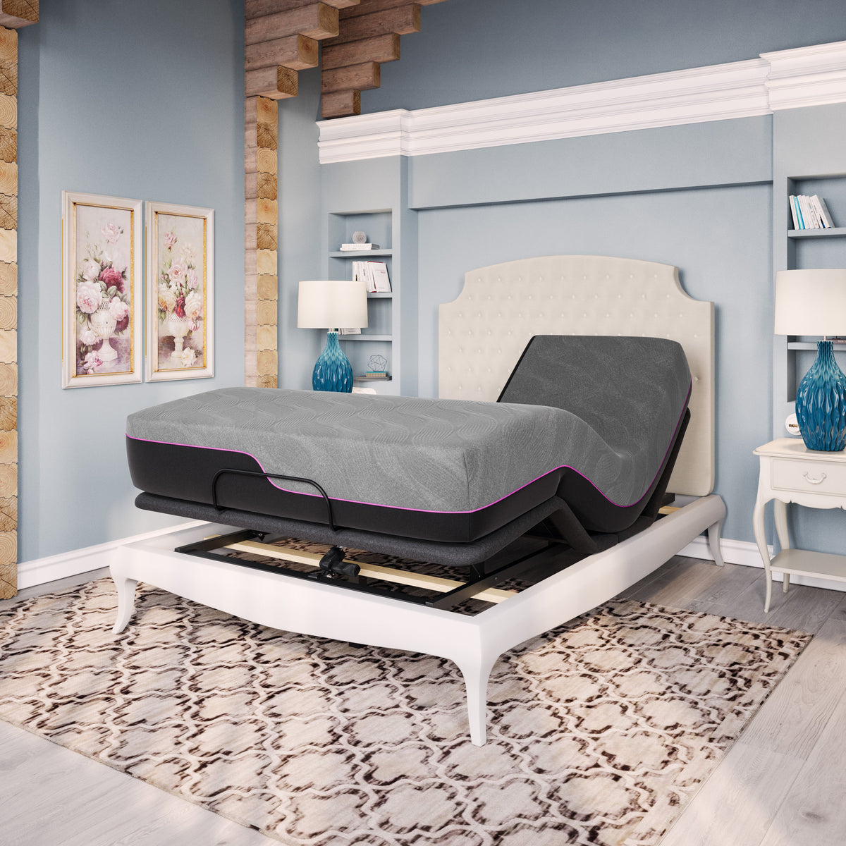 Bridgevine Home 11 Inch Renew Flex Head Cooling GelCare Memory Foam Mattress, Queen Size