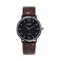 Fashion Men's Watch Casual Leather Belt