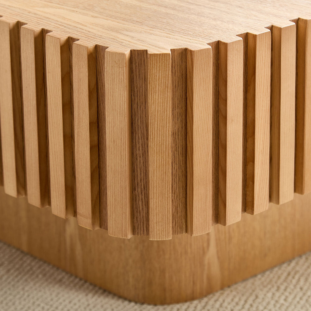 31.5 Inch Modern Handcraft Drum Coffee Table