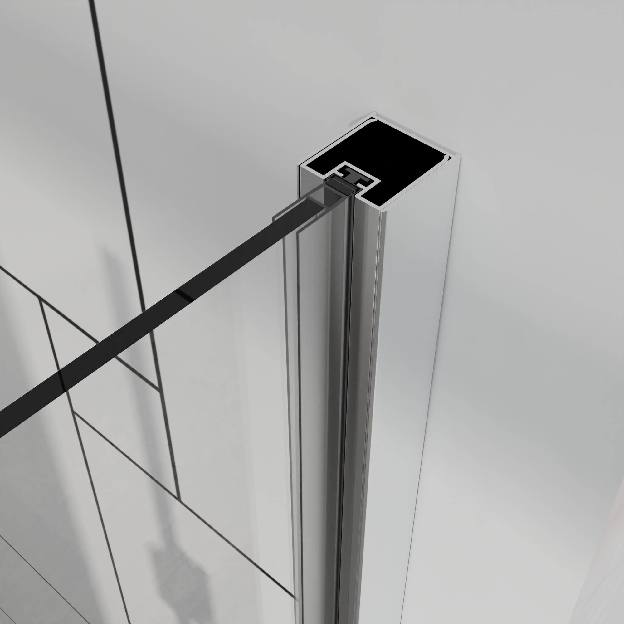 Goodyo Pivot Shower Doors - 30" W x 72" H