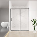 56-60" W x 72" H Semi-Frameless Sliding Shower Door