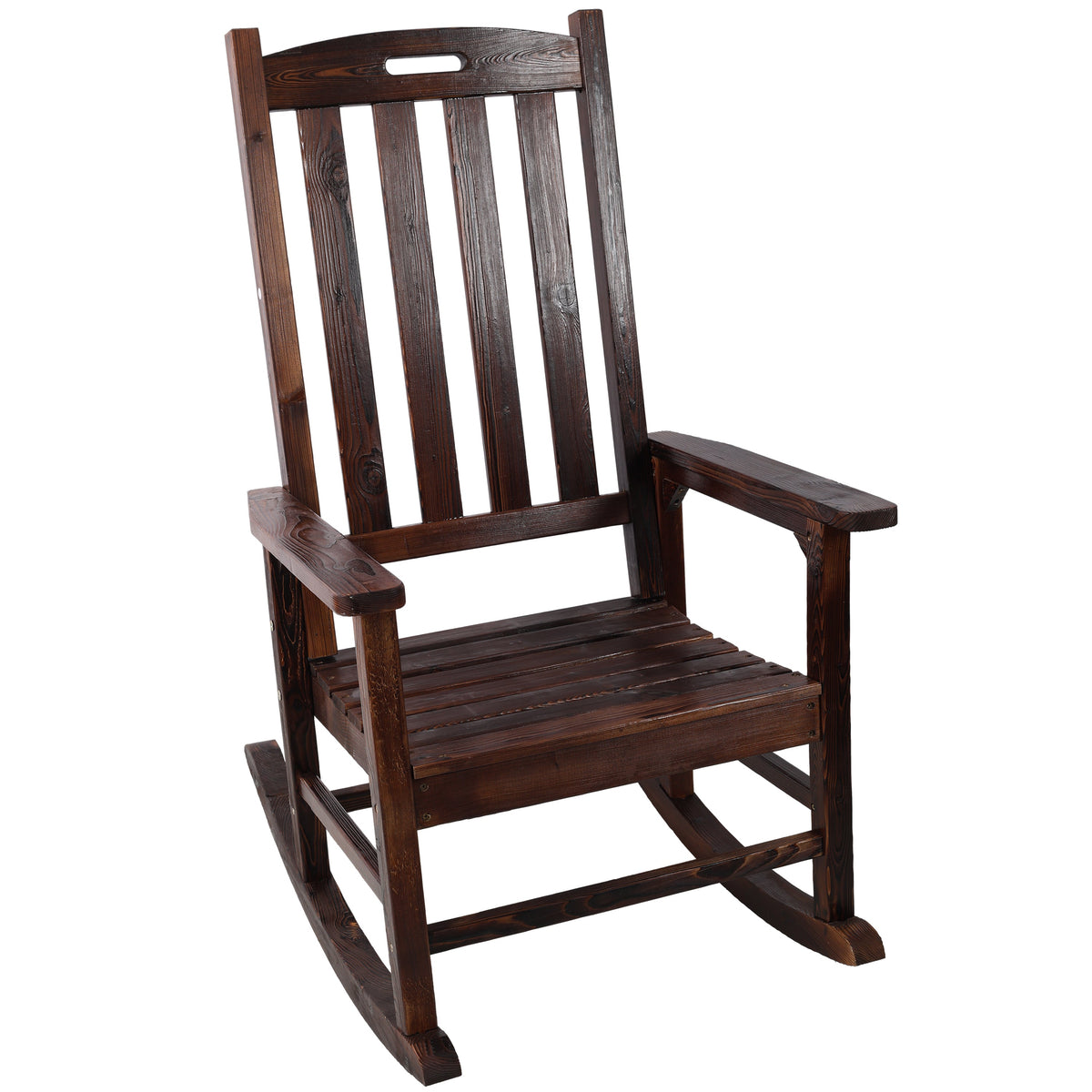 Wooden Oversized Porch Rocker Chair