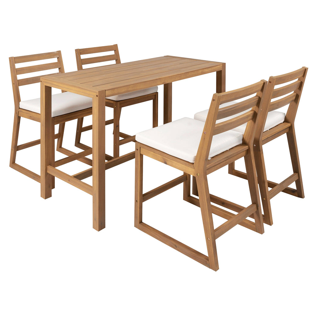 TREXM 5-Piece Rustic Patio Bar Set