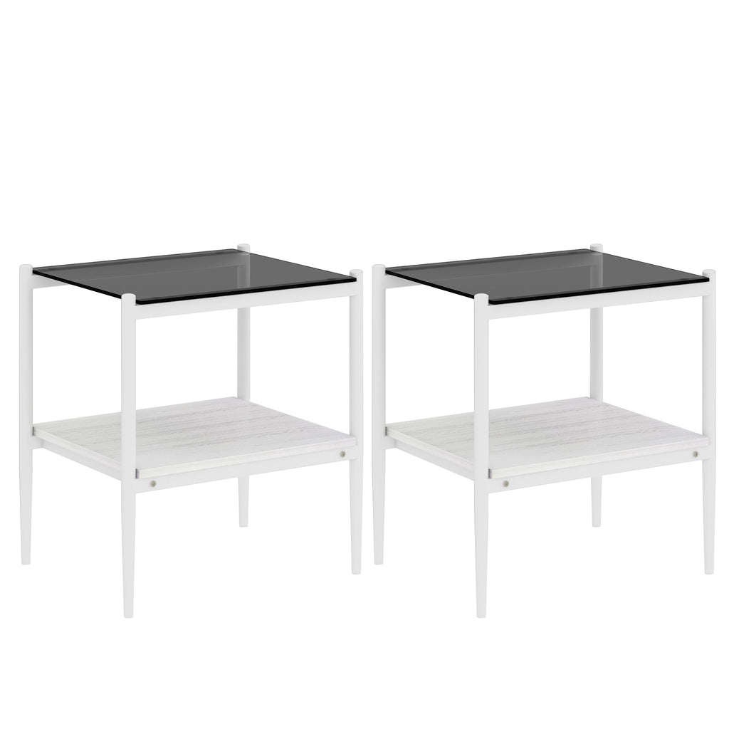 Set of 2 Rectangle End Tables