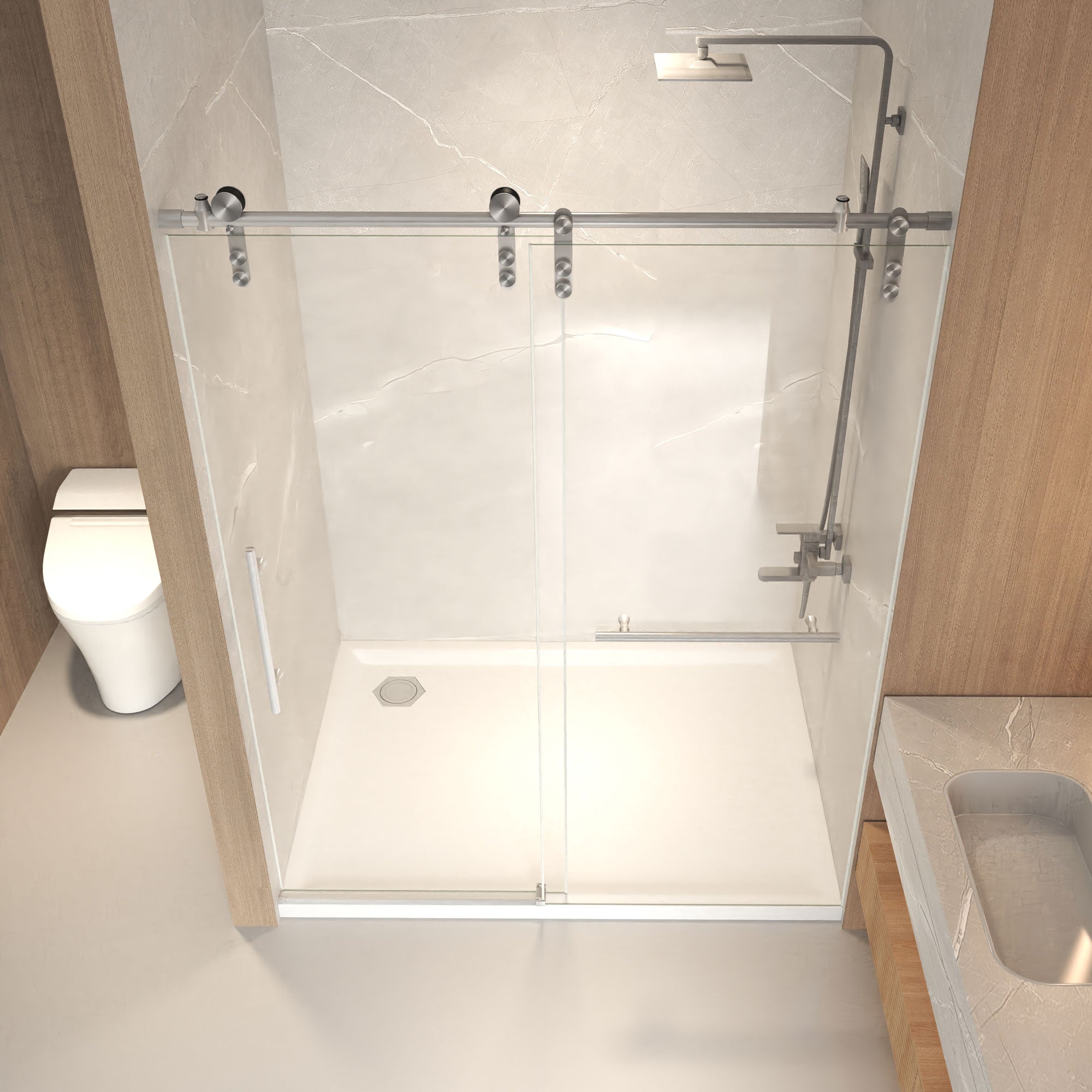 Frameless Sliding Shower Door