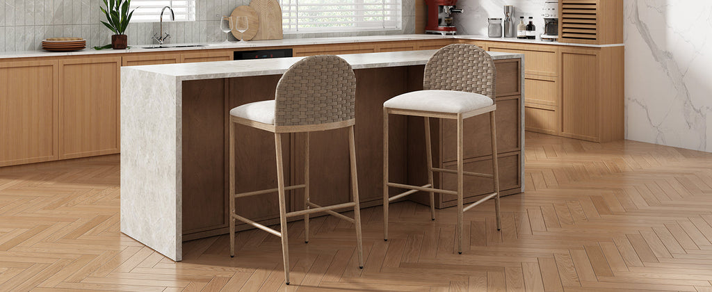 29.5" Farmhouse Barstools Set of 2