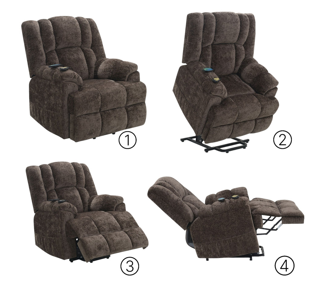 Pacay Chenille Power Motion Recliner
