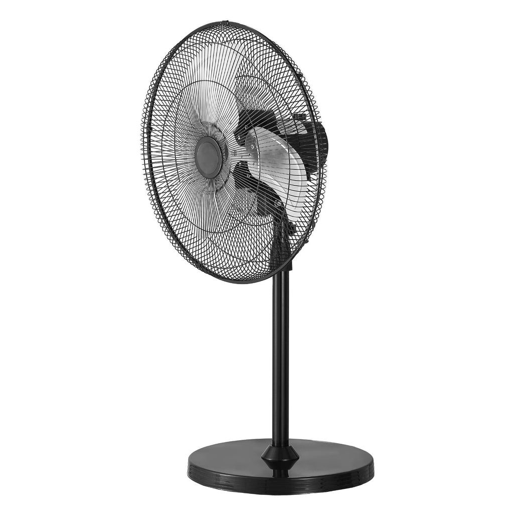18" Industrial Pedestal Fan 3-Speed Oscillating Fan