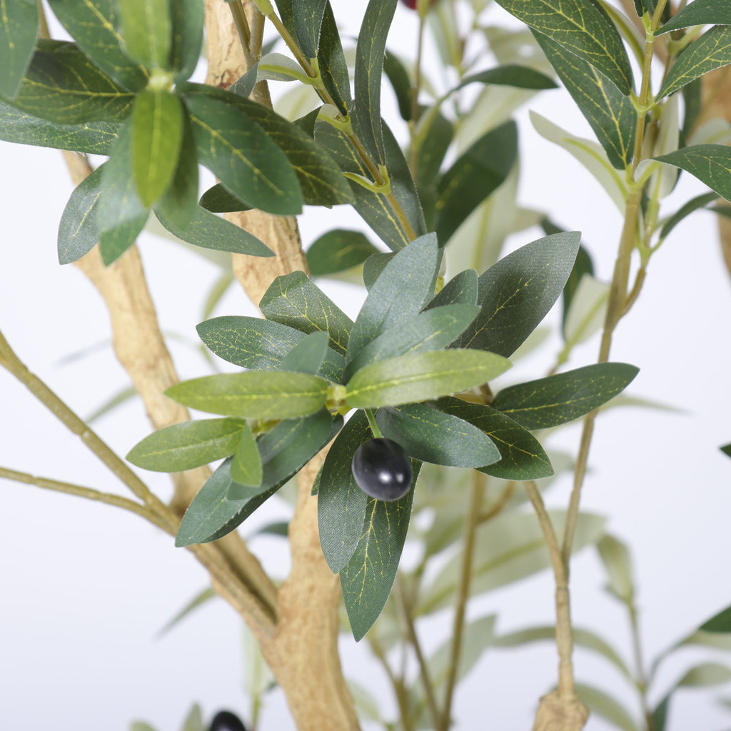 8.2FT Artificial Olive Tree With Big Decorative Planter
