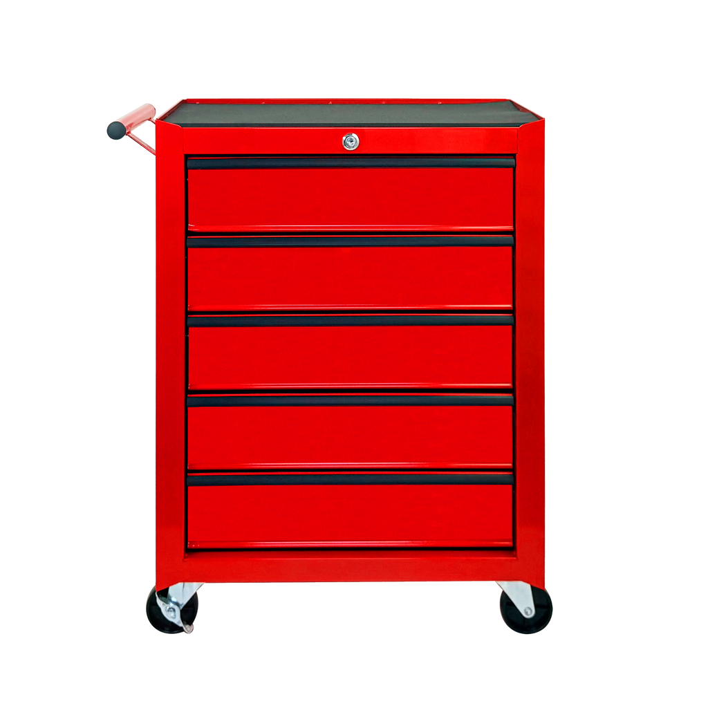 Rolling Metal Tool Chest with 5 Drawers