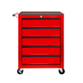 Rolling Metal Tool Chest with 5 Drawers