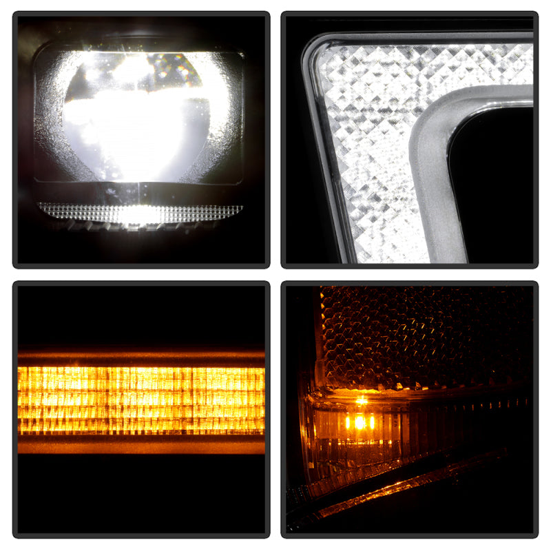 SPYDER Chevy Silverado 20-23 HD 2500/3500 High-Power LED Module - Black (PRO-YD-CSHD20AP-SEQ-BK) 5088840
