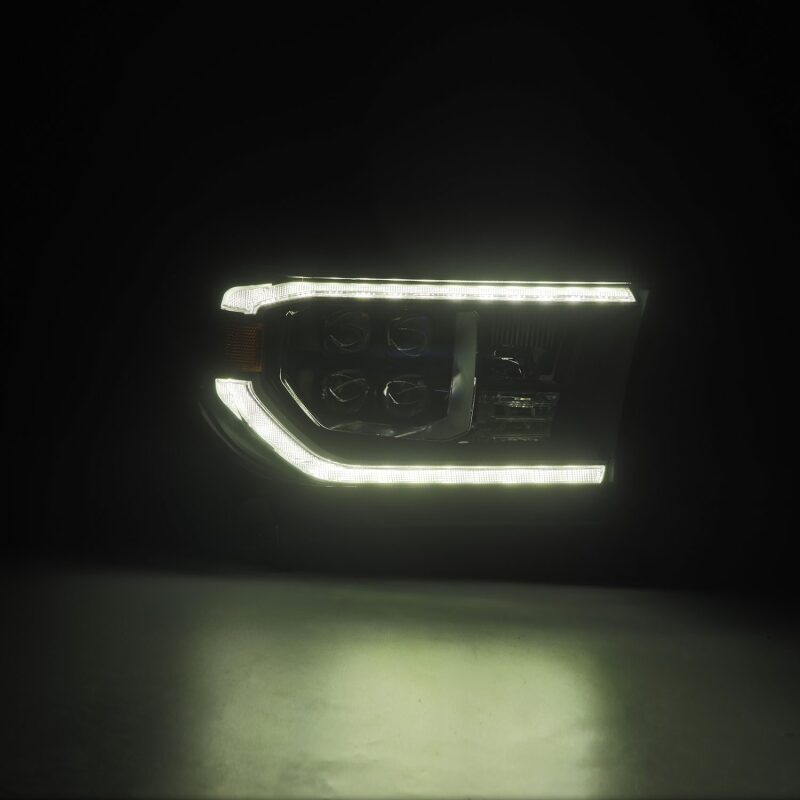 AlphaRex 07-13 Toyota Tundra / 08-17 Sequoia NOVA LED Proj HL Black w/Actv Light Seq. Sig + DRL 880818 *Discontinued