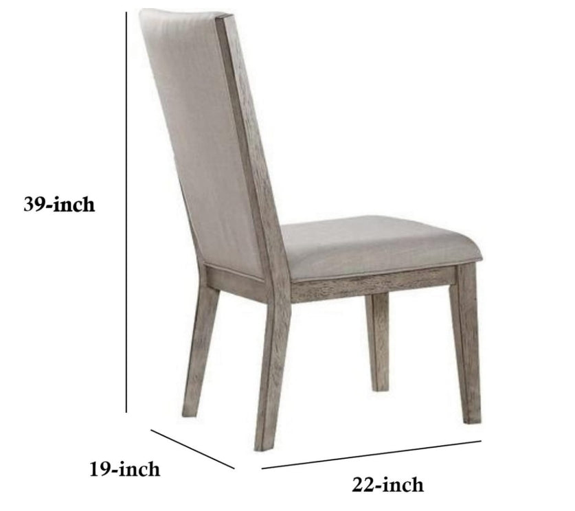 Rocky Fabric Armless Chair